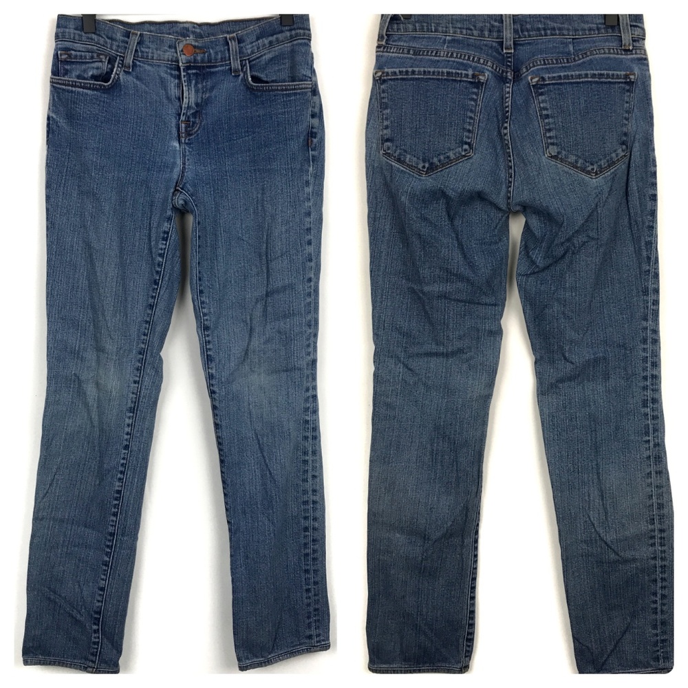 [3 for $15] J Brand 8" Rise Mid Rise Jasper Skinny Jeans 29 Med Wash